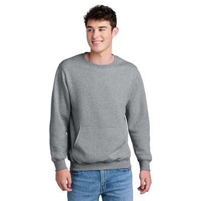 Port & Co™ Core Fleece Crewneck Pocket Sweatshirt